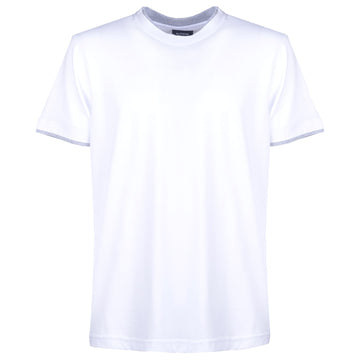 Double Crew-Neck White T-shirt - kloters