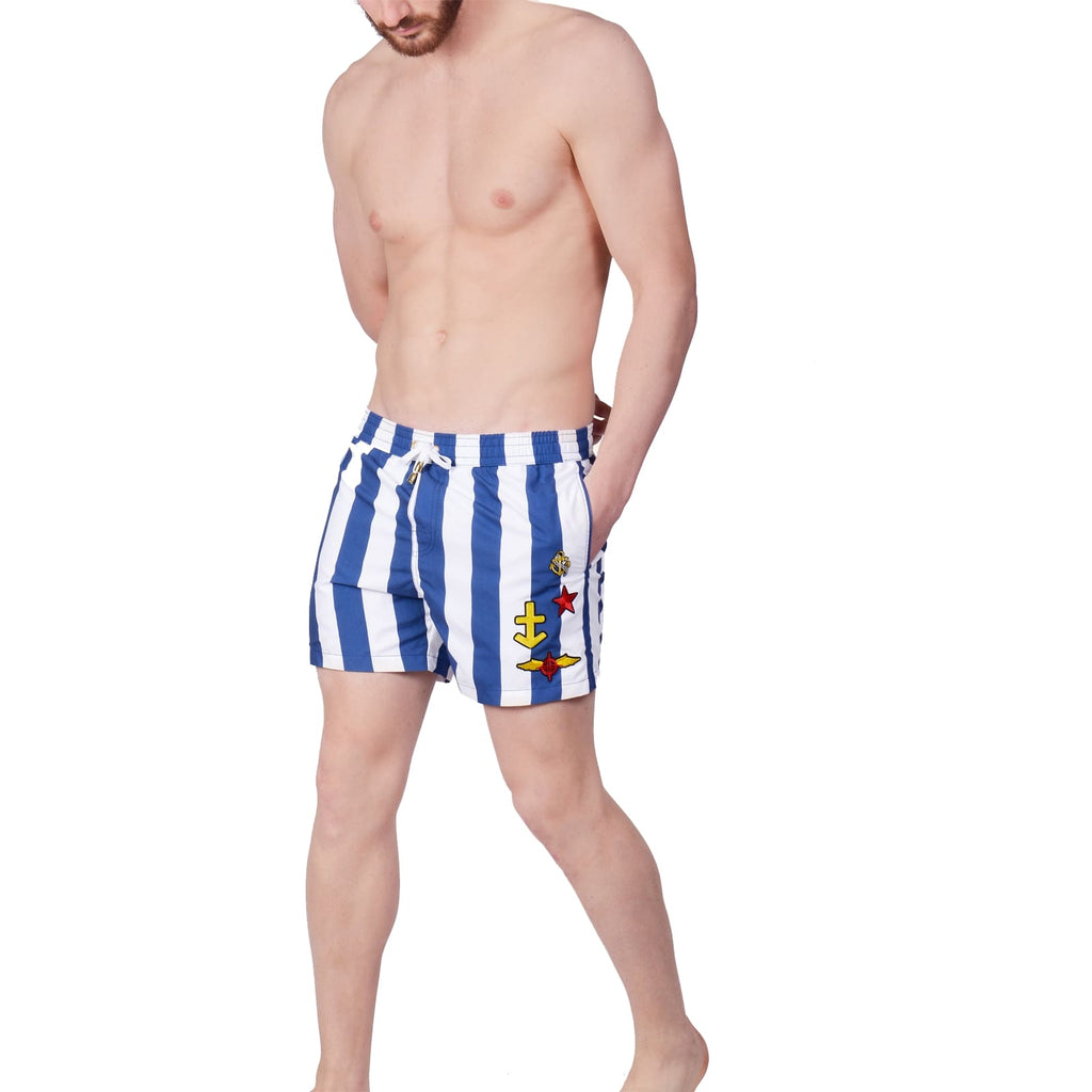 Striped Swim Shorts - kloters