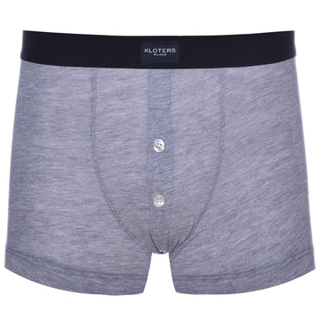 Boxer Briefs - Heather Grey Boxer Briefs With Buttons