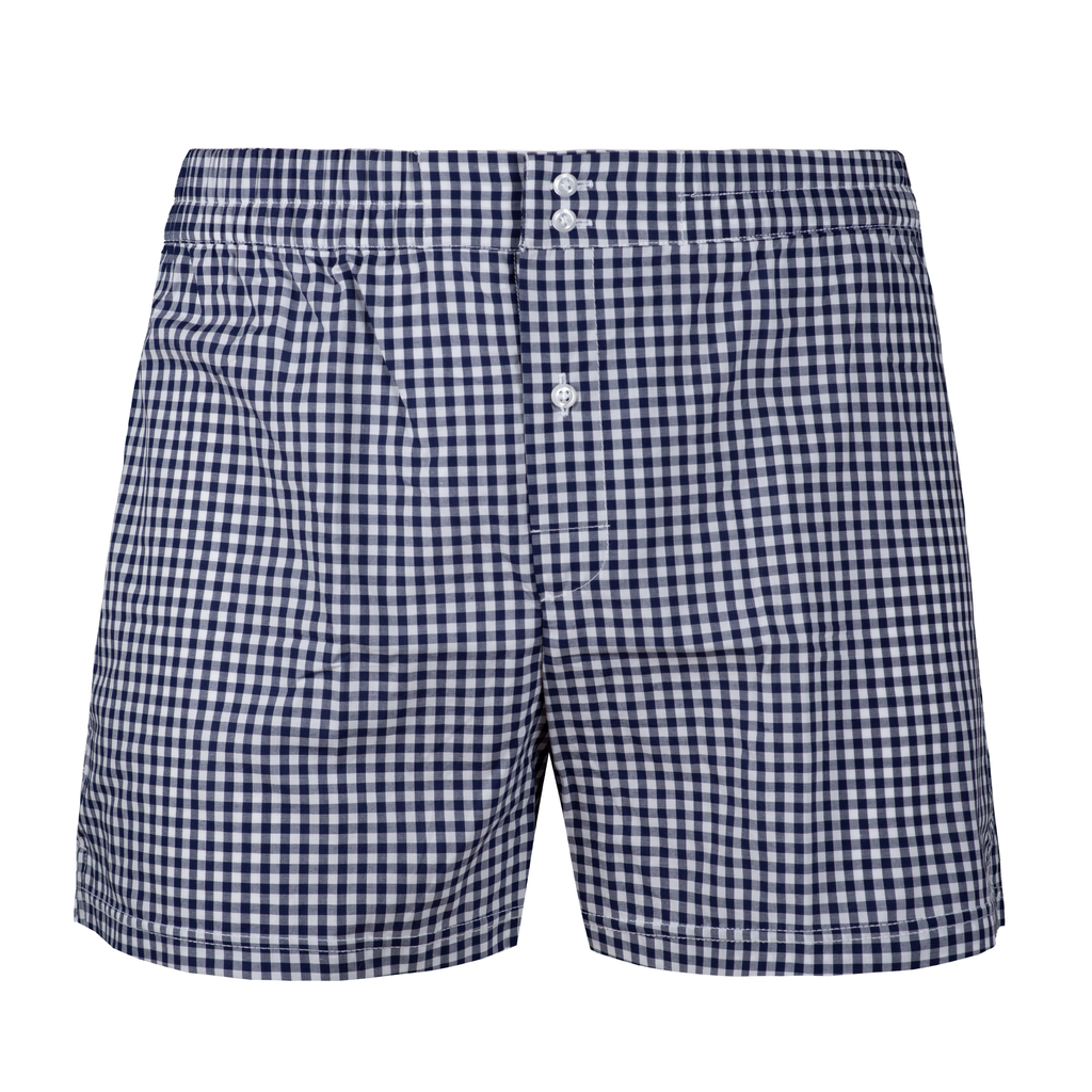 quadretto bianco e blu