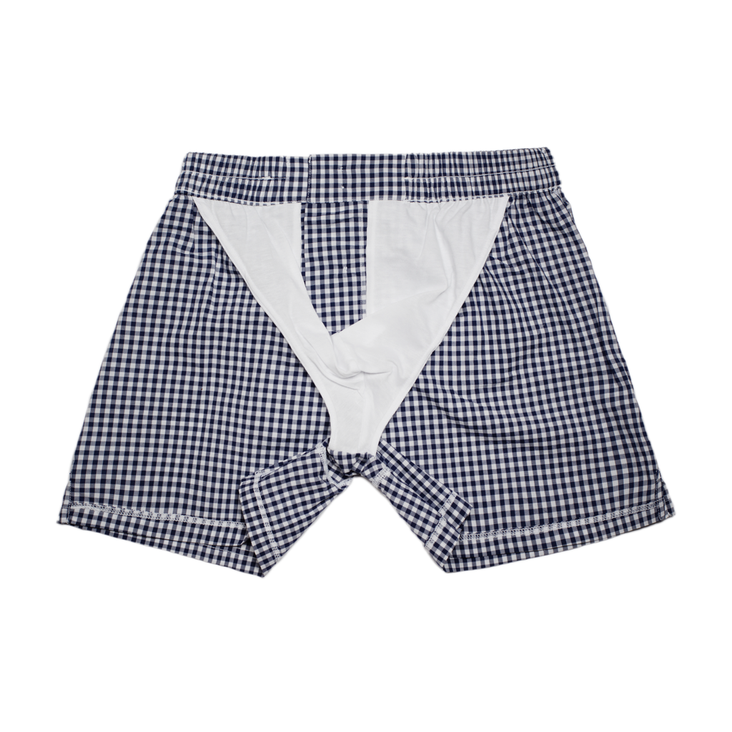 quadretto bianco e blu