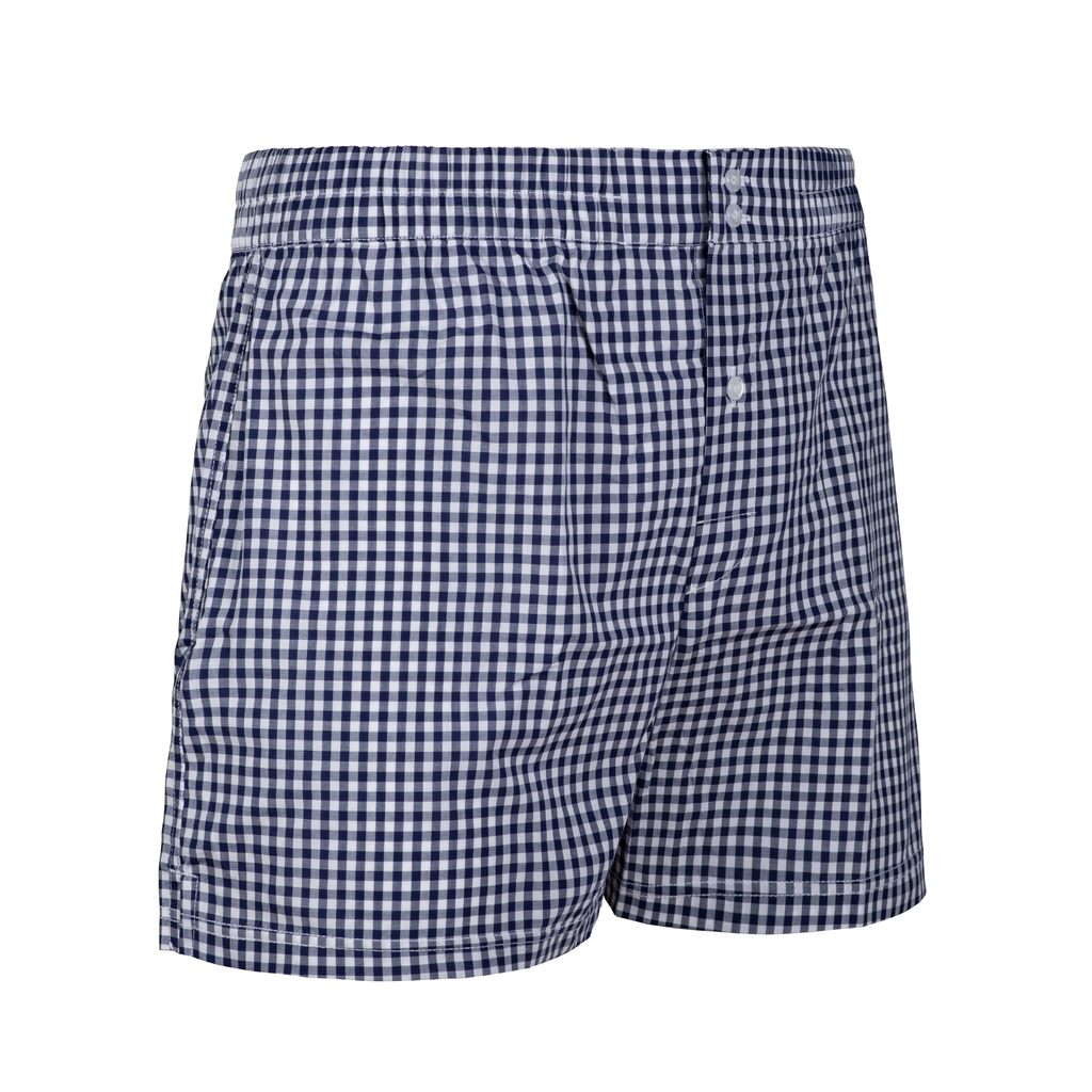 quadretto bianco e blu