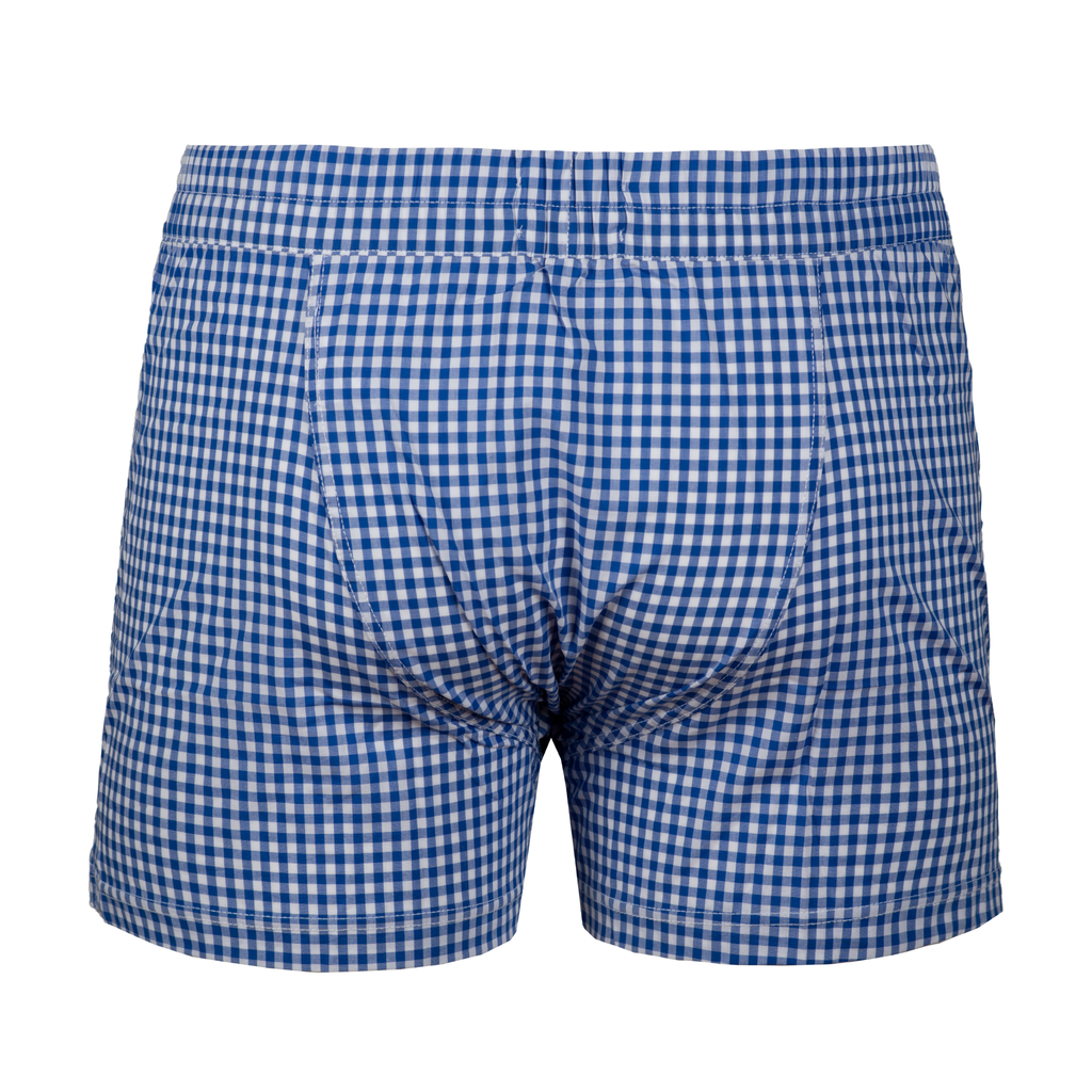 quadretto bianco e blu navy