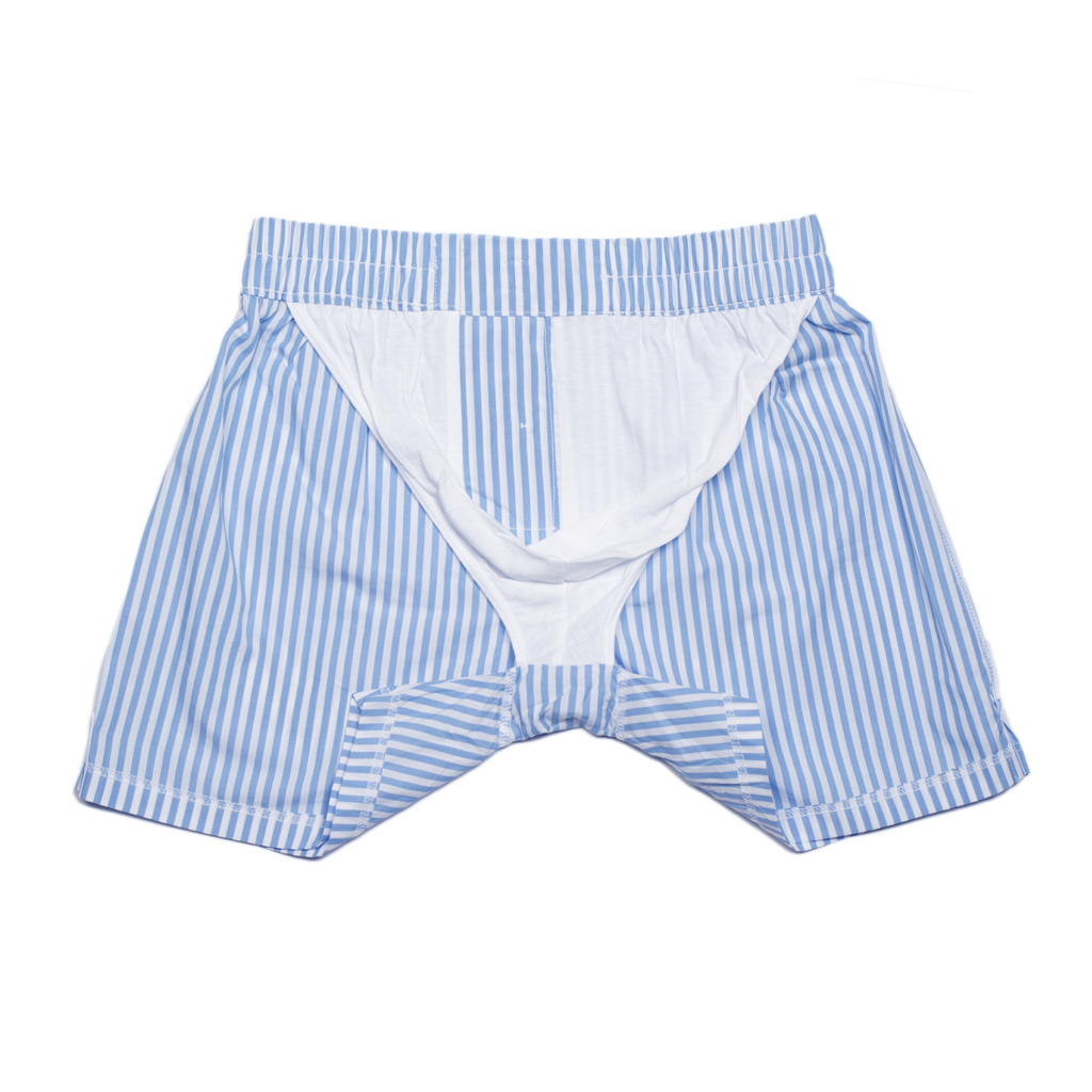 rigato bianco e azzurro