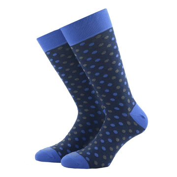 Blue Polka Dots Socks - kloters