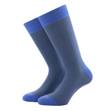 Light Blue Striped Socks - kloters